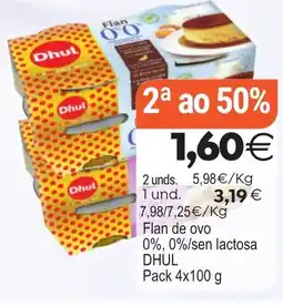 Plenus Supermercados DHUL Flan de ovo 0%, 0%/sen lactosa oferta