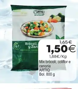 Plenus Supermercados ARTIQ Mix brócoli, coliflor e cenoria oferta