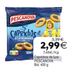 Plenus Supermercados PESCANOVA Caprichos de lura oferta