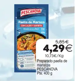 Plenus Supermercados PESCANOVA Preparado paella de mariscos oferta