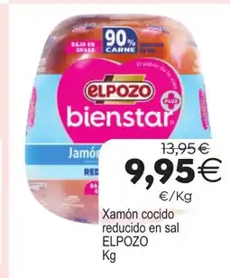 Plenus Supermercados ELPOZO Xamón cocido reducido en sal oferta