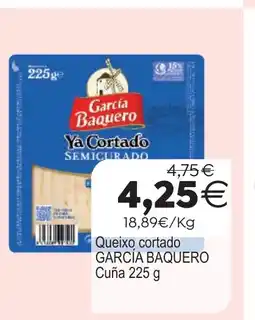 Plenus Supermercados GARCIA BAQUERO Queixo cortado oferta