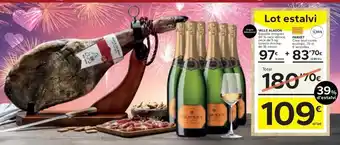 Valle alagón - espatlla d'engreix 50 % raça ibèrica + parxet - cava brut cuvée ecològic