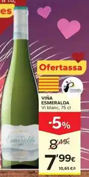Caprabo Viña esmeralda - vi blanc oferta