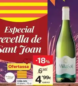 Caprabo Viña sol - vi blanc oferta
