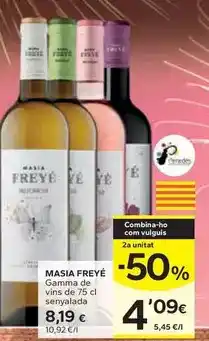 Caprabo Masía freyé - vins oferta