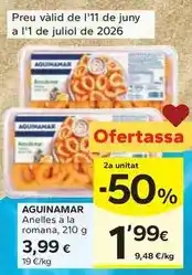 Caprabo Aguinamar - anelles a la romana oferta