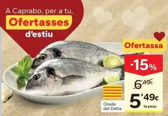 Caprabo Orada del delta oferta