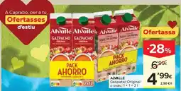 Caprabo Alvalle - gaspatxo original o suau oferta