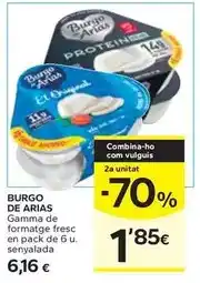 Caprabo Burgo de arias - formatge fresc oferta