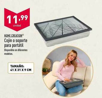 ALDI Home Creation Cojín O Soporte Para Portátil oferta