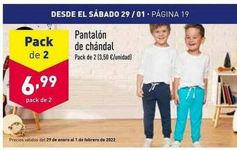 ALDI Pantalón De Chándal oferta