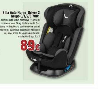 FROIZ Silla Auto Nurse Driver 2 Grupo 0-1-2-3 7001 oferta