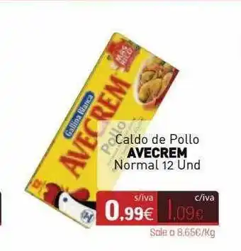 Cuevas Cash Caldo De Pollo Avecrem Normal 12 Und oferta