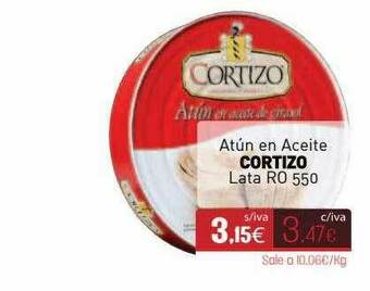 Cuevas Cash Atún En Aceite Cortizo oferta