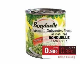 Cuevas Cash Guisantes Finos Al Natural Bonduelle oferta