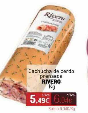 Cuevas Cash Cachucha De Cerdo Prensada Rivero oferta