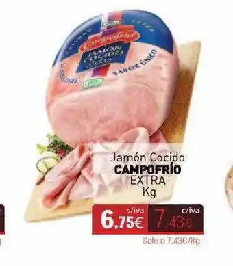 Cuevas Cash Jamón Cocido Campofrío Extra oferta