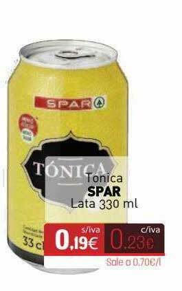 Cuevas Cash Tonica Spar oferta