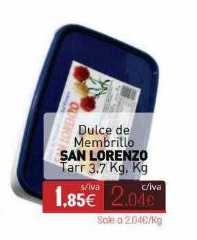 Cuevas Cash Dulce De Membrillo San Lorenzo oferta
