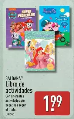 ALDI Saldana - libro de actividades oferta
