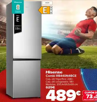 HISENSE Combi RB440N4BCE