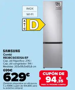 Carrefour SAMSUNG Combi RB38C603DSA/EF oferta