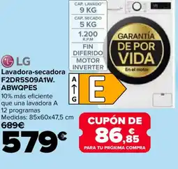 Carrefour LG Lavadora-secadora F2DR5S09A1W. ABWQPES oferta