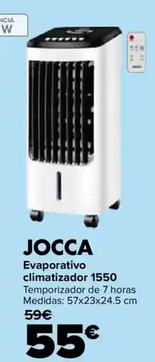 Carrefour JOCCA Evaporativo climatizador 1550 oferta