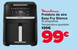 Carrefour MOULINEX Freidora de aire Easy Fry Silence oferta