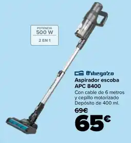 Carrefour ORBEGOZO Aspirador escoba APC 8400 oferta