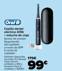 Carrefour ORAL-B Cepillo dental eléctrico iO5S + estuche de viaje oferta