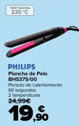 Carrefour PHILIPS Plancha de Pelo BHS375/00 oferta