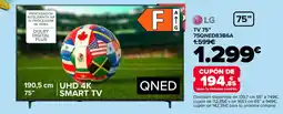 Carrefour LG TV 75" 75QNED83B6A oferta