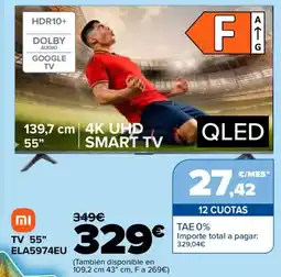 Carrefour TV 55" ELA5974EU oferta