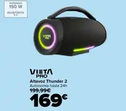 Carrefour VIETA PRO Altavoz Thunder 2 oferta