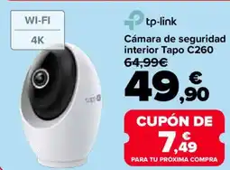 Carrefour TP-LINK Cámara de seguridad interior Tapo C260 oferta