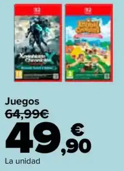 Carrefour Juegos oferta