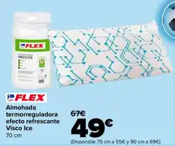 Carrefour FLEX Almohada termorreguladora efecto refrescante oferta