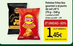 Dialprix LAY'S Patatas fritas lisa gourmet o al punto de sal oferta