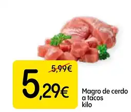 Dialprix Magro de cerdo a tacos oferta
