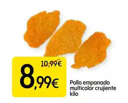 Dialprix Pollo empanado multicolor crujiente oferta