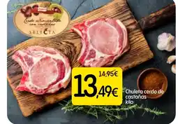 Dialprix Chuleta cerdo de castañas oferta
