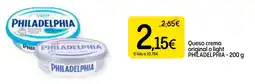 Dialprix PHILADELPHIA Queso crema original o light oferta