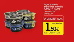 Dialprix YOPRO Yogur proteína arándanos o vainilla oferta