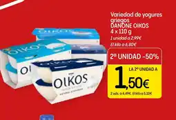 Dialprix DANONE OIKOS Variedad de yogures griegos oferta