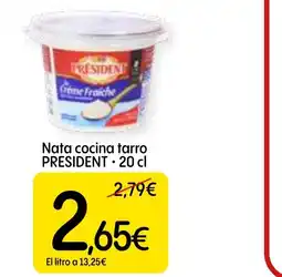 Dialprix PRESIDENT Nata cocina tarro oferta