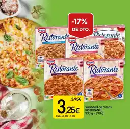 Dialprix RISTORANTE Variedad de pizzas oferta