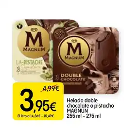 Dialprix MAGNUM Helado doble chocolate o pistacho oferta