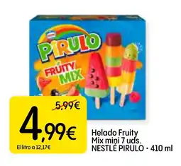 Dialprix NESTLÉ PIRULO Helado Fruity Mix mini 7 uds. oferta